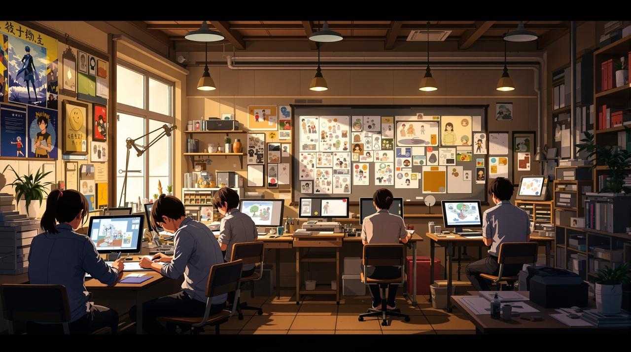 从零开始的动漫制作：揭秘日本动画制作流程 - 香蕉漫画网资讯配图